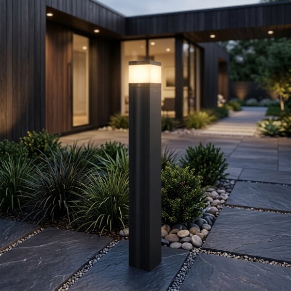 Vonkajšia lampa VESPER 1xG9/5W/230V IP44 80 cm čierna