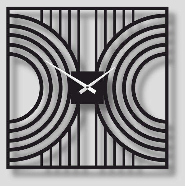 Karlsdesign.sk - Štvorcové nástenné hodiny - SQUARE - 45x45 , Biela