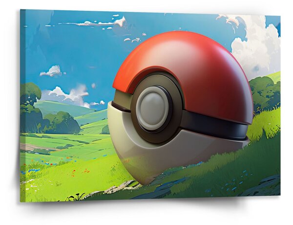 Sablio Obraz Pokemon ball Krajina - 150x110 cm