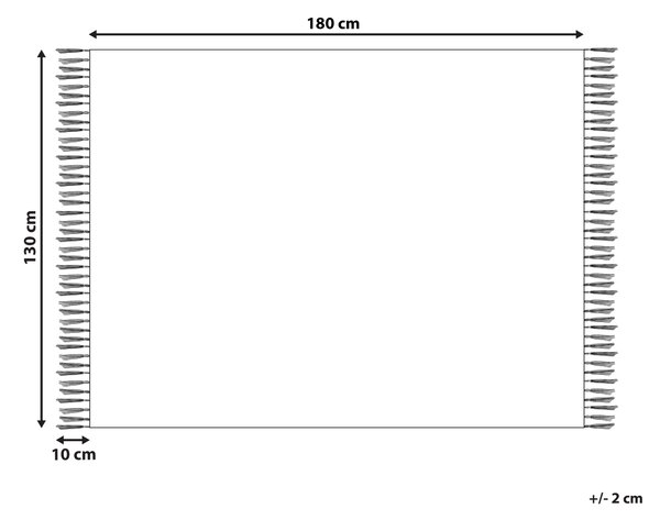Deka zelená akryl polyester 130 x 170 prikrývka na posteľ kvetinový vzor strapce obývačka spálňa