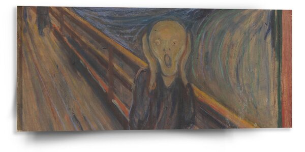Sablio Obraz Výkrik - Edvard Munch - 110x50 cm