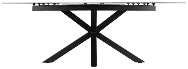 JEDÁLENSKÝ STÔL, čierna, béžová, 168-210/90/76 cm MID.YOU - Stoly, Online Only