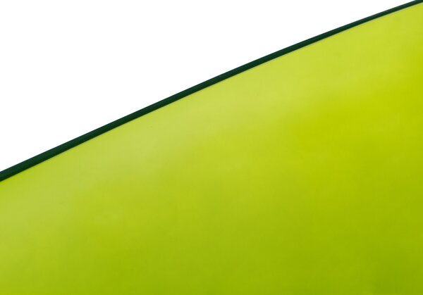 Voľne stojaca vaňa priehľadná zelená z materiálu solid surface 169 x 78 cm oválne pre jednu osobu moderný dizajn