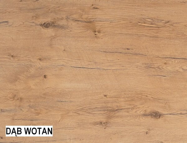 Signal Jedálenský stôl EXEL, dub wotan / STRIEBORNÝ 140(180)X85 (D)