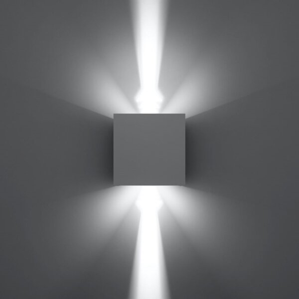 LED Vonkajšie nástenné svietidlo LUCA LED/6W/230V IP54