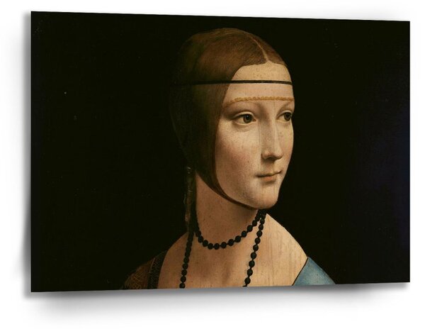 Sablio Obraz Dáma s hranostajem - Leonardo da Vinci - 90x60 cm