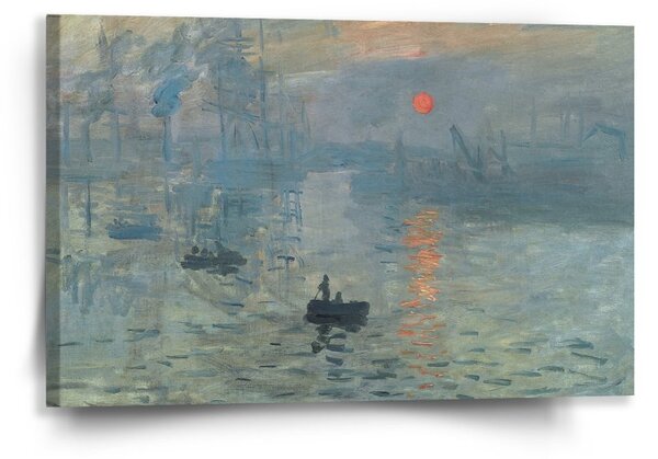Sablio Obraz Impresia, východ slnka - Claude Monet - 60x40 cm