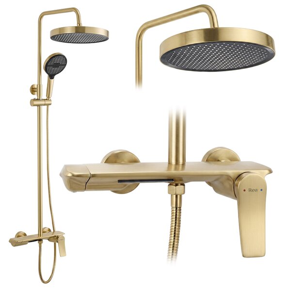 Sprchový set Rea Vision Brush Gold