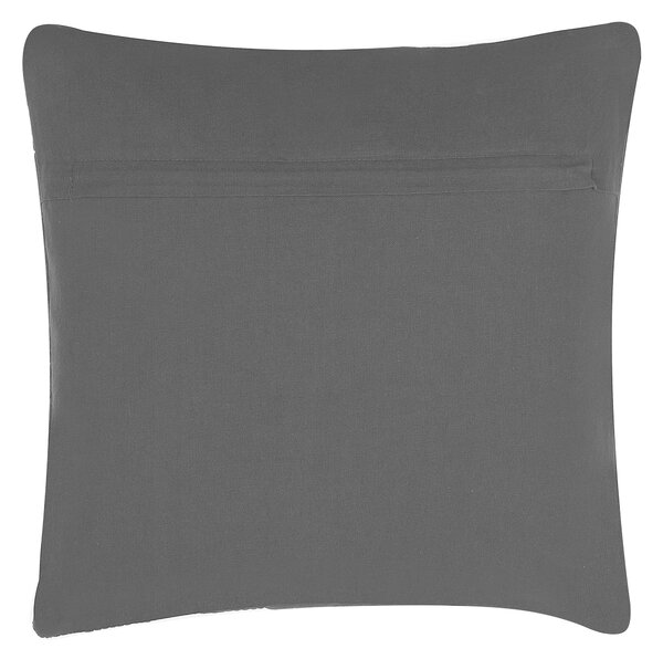 Sada 2 dekoratívnych vankúšov sivá bavlna geometrický vzor ​​45 x 45 cm minimalistický moderný štýl doplnky