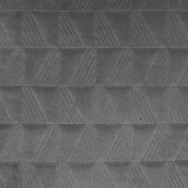 Sada 2 dekoratívnych vankúšov sivá bavlna geometrický vzor ​​45 x 45 cm minimalistický moderný štýl doplnky