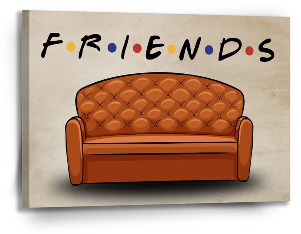 Sablio Obraz Seriál Priatelia FRIENDS Gauč - 90x60 cm