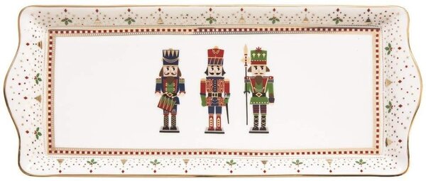 FEDORA Home Vianočný podnos Nutcracker, rozmer 35x15 cm