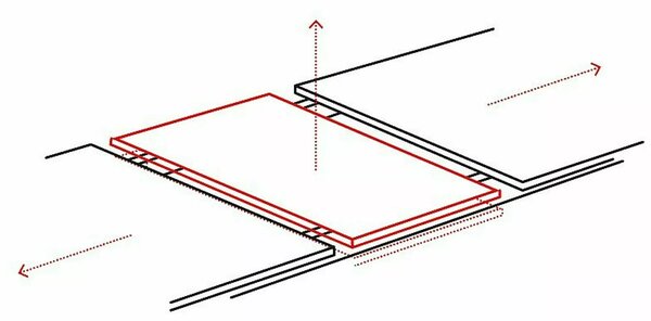 Signal Jedálenský stôl WESTIN SC, EFEKT BIELEHO MRAMORU/MATNÁ ČIERNA 120(160)X80