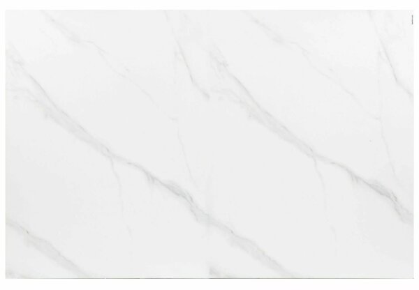 Signal Jedálenský stôl WESTIN SC, EFEKT BIELEHO MRAMORU/MATNÁ ČIERNA 120(160)X80