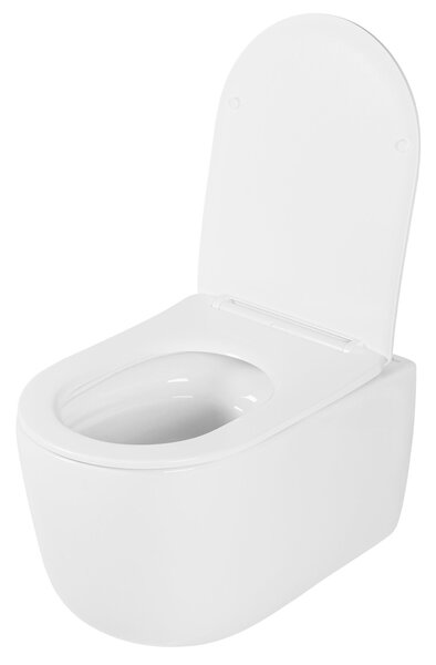 Závesná WC misa REA Eddy Tornado Rimless FLAT N