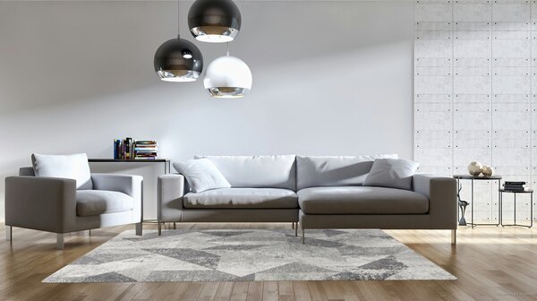 Osta , AKCIA: 67x130 cm Kusový koberec Origins 50510 / A920, šedá, chodba / predsieň