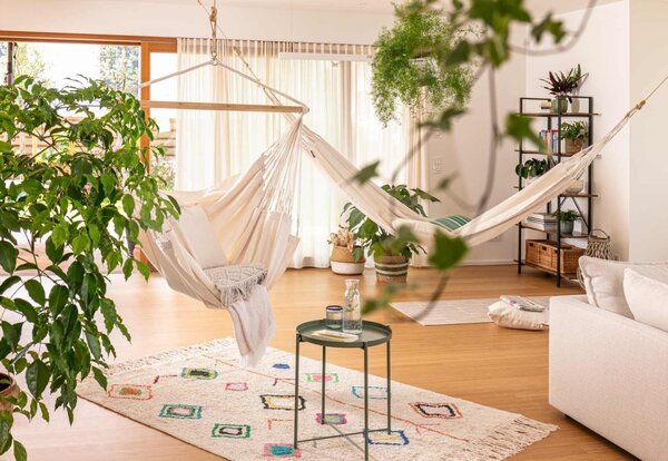 La Siesta HABANA KINGSIZE MONO - závesné hojdacie kreslo je priestranné a veľmi pohodlné