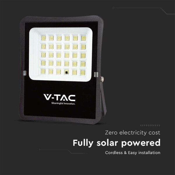 LED vonkajší solárny reflektor LED/20W/3,2V 6400K IP65