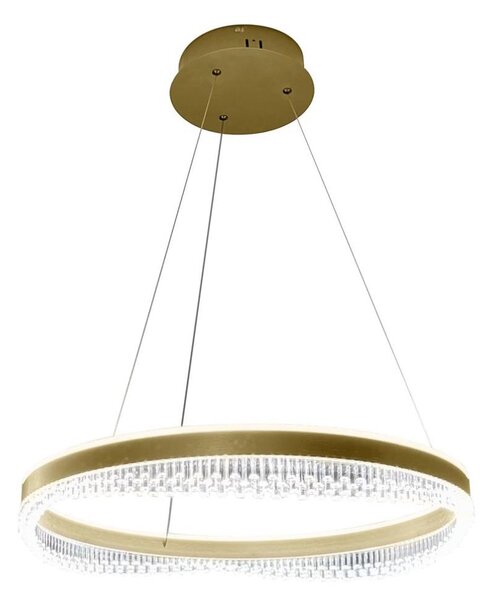 LED Luster na lanku LED/52W/230V pr. 60 cm zlatá