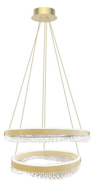 LED Luster na lanku LED/85W/230V pr. 60 cm zlatá