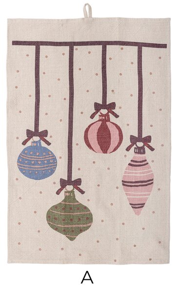 Bavlnená utierka Ornamentia Red – set 2 ks B