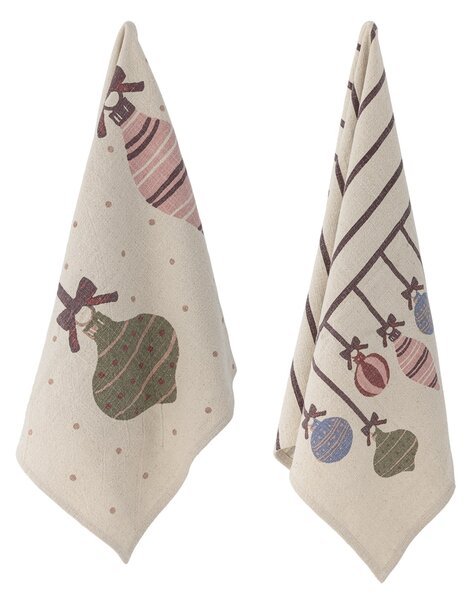 Bavlnená utierka Ornamentia Red – set 2 ks B