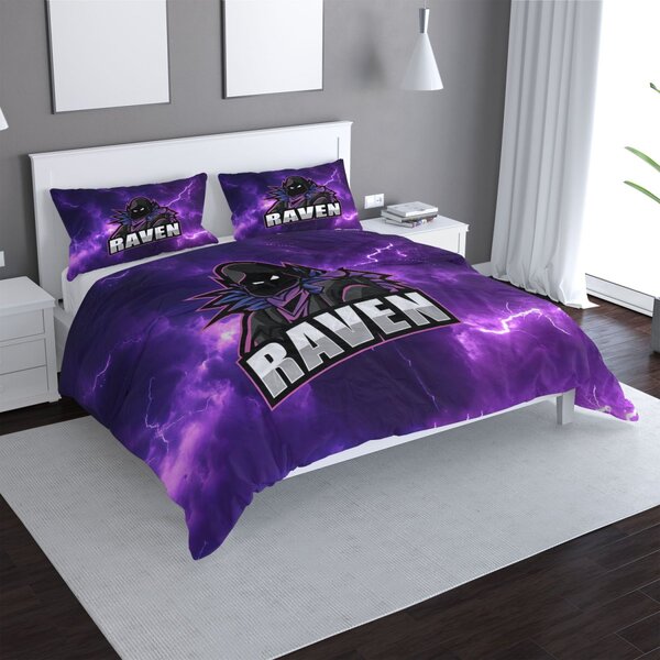 Sablio Obliečky FORTNITE RAVEN Fialová búrka - 140x200 / 90x70