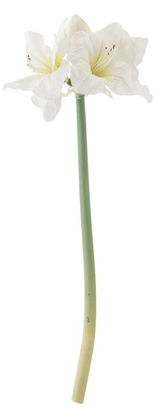 Umělá květina Amaryllis White 74 cm