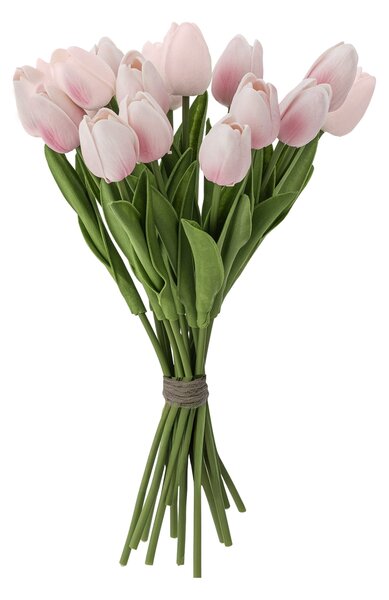 Umělá kytice Tulip Bouquet Pink 32 cm