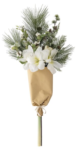 Umělá kytice Kristin Bouquet White 105 cm