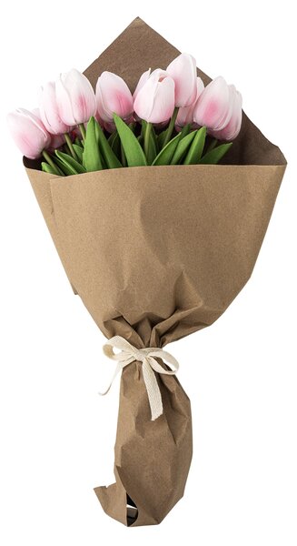 Umělá kytice Tulip Bouquet Pink 32 cm