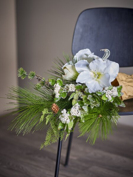 Umělá kytice Kristin Bouquet White 105 cm