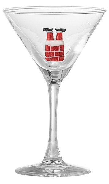 Pohár na koktail s dekoráciou Misa 170 ml Santa Claus