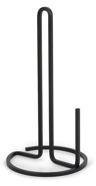 Čierny oceľový držiak na kuchynské utierky ø 17 cm Squire – Umbra