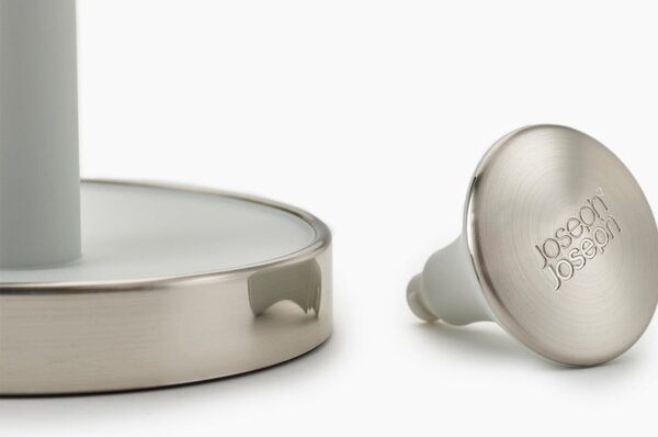 Biely plastový stojan na papierové utierky ø 16 cm Push&Tear – Joseph Joseph