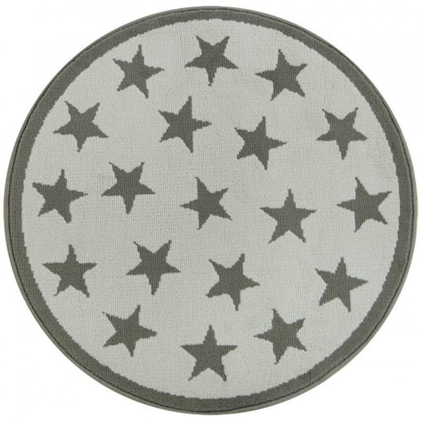 Detský koberec LUNA 533909/89911 hviezdičky, sivý