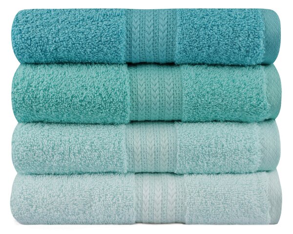 SADA UTERÁKOV NA RUKY, 50/90 cm, zelená, svetlozelená, mätovozelená, šalviovozelená - Kúpeľňový textil, Online Only