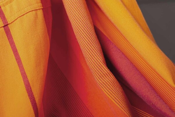 La Siesta Závesné hojdacie kreslo HABANA COMFORT STRIPES - volcano