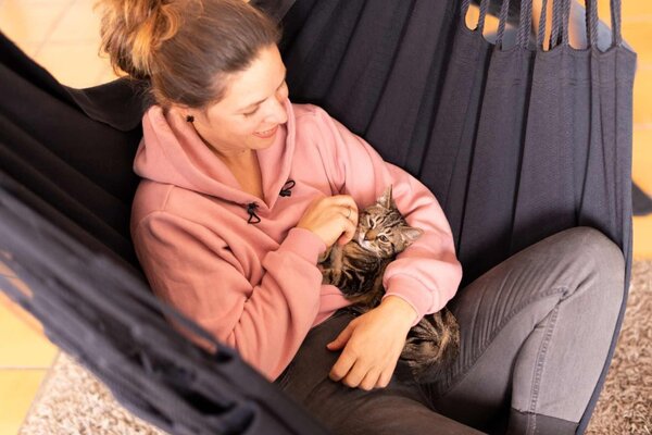 La Siesta HABANA COMFORT MONO - závesné hojdacie kreslo vyrobené spôsobom prívetivým k ľuďom i prírode