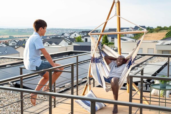 La Siesta Závesné hojdacie kreslo DOMINGO KINGSIZE CLASSIC - seasalt