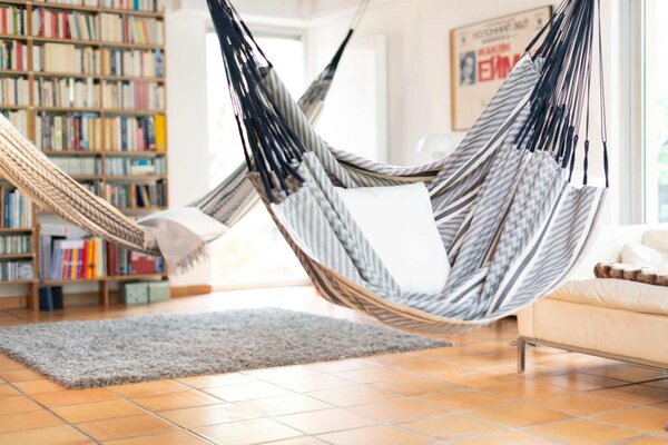 La Siesta Závesné hojdacie kreslo HABANA COMFORT PATTERN - zebra