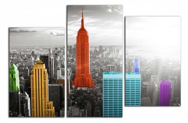 Moderný obraz Farebný New York
