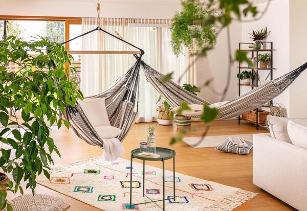 La Siesta HABANA KINGSIZE PATTERN - závesné hojdacie kreslo je príjemné na dotyk a mimoriadne trvanlivé