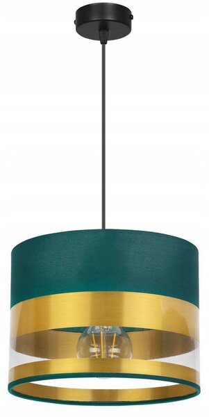 Závesné svietidlo Intense Gold, 1x textilné tienidlo (výber zo 6 farieb), (výber z 3 farieb konštrukcie)