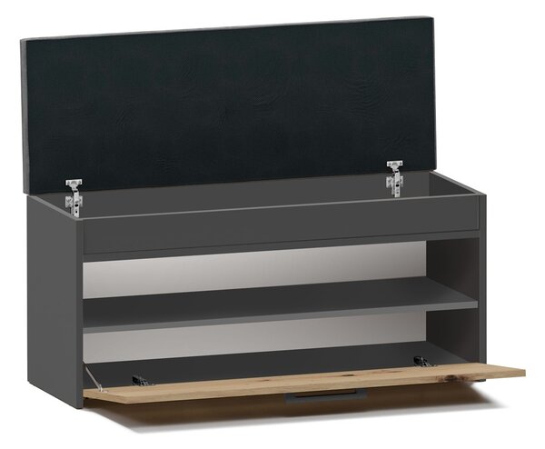 TP Living Botník PARMA antracit/dub artisan