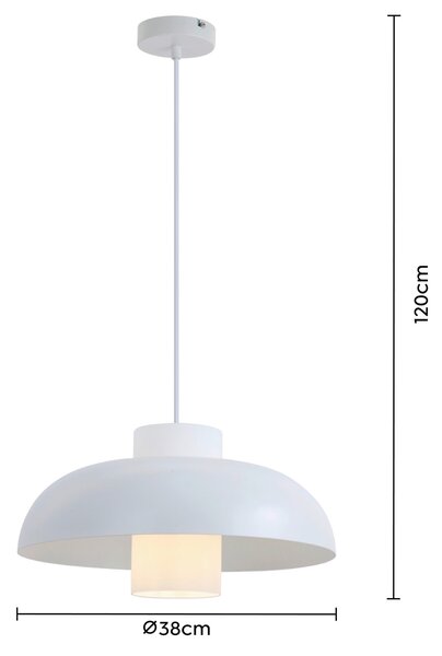ZÁVESNÉ SVIETIDLO, 38/120 cm Collett's Monde - Online Only bytové doplnky, Online Only