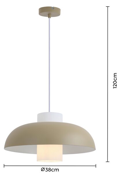 ZÁVESNÉ SVIETIDLO, 38/120 cm Collett's Monde - Online Only bytové doplnky, Online Only