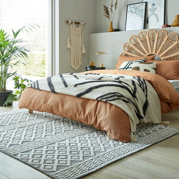 Sivý umývateľný koberec zo ženilky 80x160 cm Jhansi – Flair Rugs