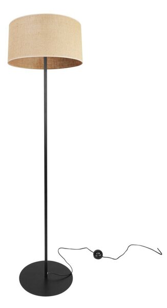 Podlahová lampa JUTA, 1x jutové tienidlo, (výber z 3 farieb konštrukcie), (fi 35cm), O