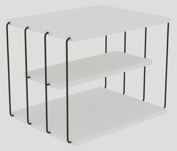 Kalune Design Odkladací stolík Lifon biely